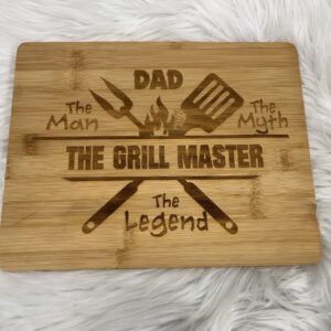 FATHER'S DAY GRILL MASTER CUTTING BOARD