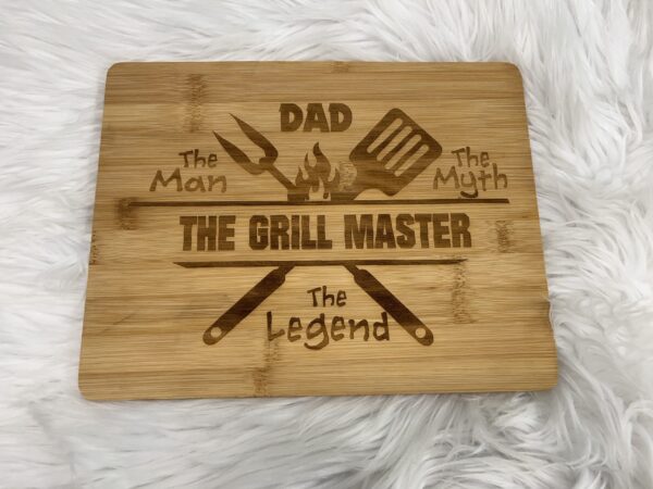 FATHER'S DAY GRILL MASTER CUTTING BOARD