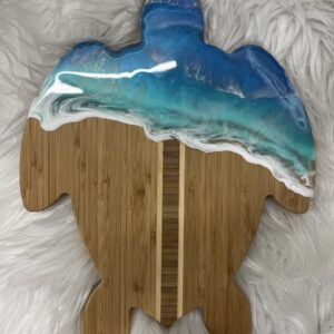 Sea Turtle epoxy serving board